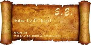 Suha Ezékiel névjegykártya